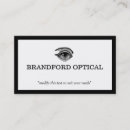 Buscar optometría tarjetas de visita Visión