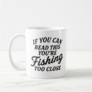 Buscar humor de la pesca tazas Para pescador