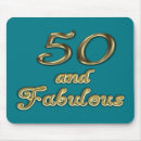 Buscar 50 y fabuloso alfombrillas de raton 50 º cumpleaños
