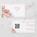 Buscar ramo tarjetas de visita Logotipo floral