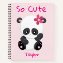 Buscar de panda cuadernos Rosa