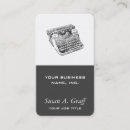 Buscar writer tarjetas de visita Vintage