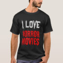 Buscar películas de terror camisetas Fan