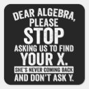 Buscar álgebra pegatinas Matemática