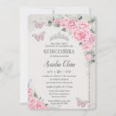 Buscar 15 años invitaciones Elegante chica quinceanera invitar