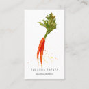 Buscar zanahoria tarjetas de visita Nutricionista