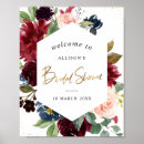 Buscar marco floral posters Ducha de novia