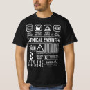 Buscar ingeniería química camisetas Ingeniero