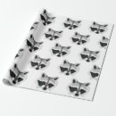 Buscar mapaches papel de regalo Niños