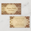 Buscar encaje tarjetas de visita Ornamentado