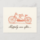 Buscar bicicleta para dos postales Novia