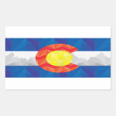 Buscar bandera de colorado pegatinas Montañas rocosas