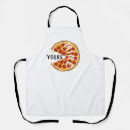 Buscar pizza delantales Rojo
