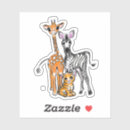 Buscar jirafa azul pegatinas Niño