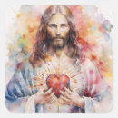 Buscar corazón sagrado de jesús pegatinas Cristo