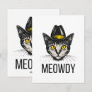 Buscar gato vaquero tarjetas Gatito
