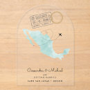 Buscar mapa de acuarela invitaciones Pasaporte