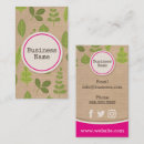 Buscar vegano tarjetas de visita Naturaleza