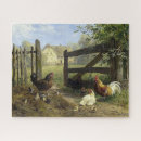 Buscar gallinas puzzles Corral
