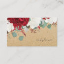 Buscar flores vintage tarjetas de visita Negocio