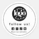 Buscar redes sociales pegatinas Logotipo de la empresa