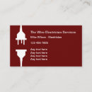 Buscar contractor tarjetas de visita Electricista