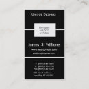 Buscar diseños exclusivos tarjetas de visita Negro