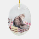 Buscar gato persa adornos Amante de los gatos