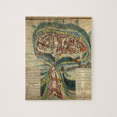 Buscar mapa del tesoro puzzles Vintage