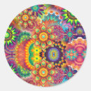Buscar psicodélico pegatinas Hippie