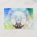 Buscar chamán tarjetas de visita Meditación