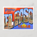 Buscar el paso texas postales Retro