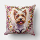 Buscar yorkie cojines Acuarela