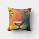 Buscar cabeza del león cojines Gran gato