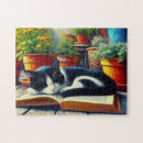 Buscar pinturas del gato puzzles Gatito