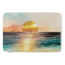 Buscar paz alfombrillas de baño Naranja