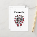 Buscar jefe indio americano postales Canadá