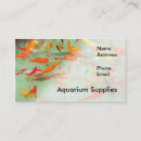 Buscar goldfish tarjetas de visita Acuático