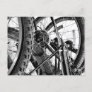 Buscar bicicleta blanco y negro postales Para él