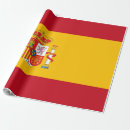 Buscar bandera españa de papel de regalo Rojo