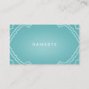 Buscar profesor la yoga de tarjetas de visita Instructor