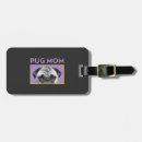 Buscar pug etiquetas para maletas Mamá de pug