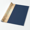 Buscar azules marinos y blanco papel de regalo Para ella