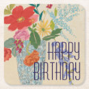 Buscar añada su texto posavasos Flores