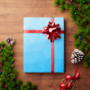 Buscar geométrico papel de regalo Azul