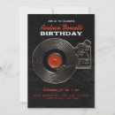 Buscar disco de vinilo invitaciones Negro