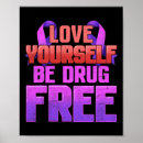 Buscar drogas posters Detener el estigma