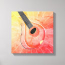 Buscar instrumentos musicales lienzos Rojo