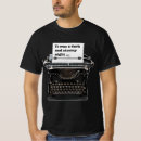 Buscar máquina de escribir camisetas Escritora