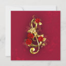 Buscar clef invitaciones Oro